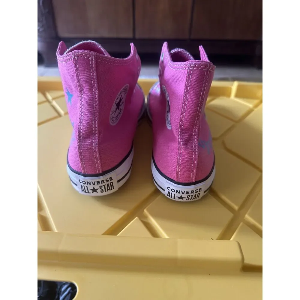 Converse Chuck Taylor All Star High 'Smiley - Mod Pink' 168223F - size 11